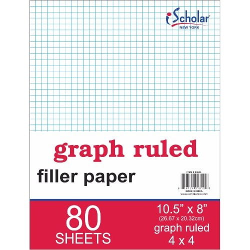 iScholar Filler Squares Inches 24844
