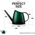 thumbnail image 5 of WhaleLife Indoor Watering Can for House Bonsai Plants Garden Flower Long Spout 40oz 1.4L PS Resin Pot (Green), 5 of 8