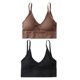 thumbnail image 1 of de 2 piezas para mujer sin aros, con tipo acolchado, deportivo, con tiran, 1 of 9