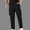 Black, variant on Men's Straight Leg Work Pants with Multiple Pockets