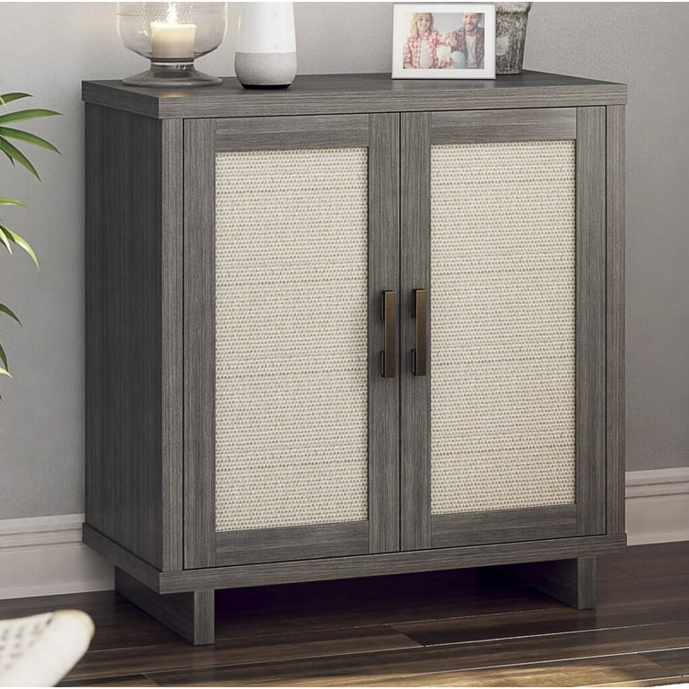 Xander 2 Door Accent Cabinet Number of Interior Shelves 3 Overall 32 H x 30 W x 15.5 D