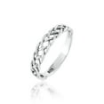 thumbnail image 6 of Irish Celtic Knot Ring in Solid 925 Sterling Silver Eternity Wedding Band Jewelry for Women, 6 of 7