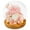 Pink, variant on Threns Rose in Glass Present Exquisite Flowers in Glass Dome with LED Light Decorative Light Up Flowers in Glass Red Flowers Inside the Glass Dome for Birthday Mother's Day Anniversary