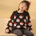 thumbnail image 5 of Akiihool Sweaters for Kids Girl's Sweater Long Sleeve Fall Winter Knitted Pullover Jumper Tops (Black,18-24 Months), 5 of 5