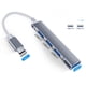 thumbnail image 2 of Plata Hub USB 3.0 de 4 puertos Hub USB de alta velocidad Divisor tipo C 5 Gbps para accesorios de computadora PC HUB multipuerto USB 3.0 2.0 de 4 puertos JM, 2 of 5
