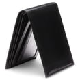 thumbnail image 2 of Billetera Bosca Tradicional de Cuero Viejo Bifold con Ventana para ID Negra, 2 of 8