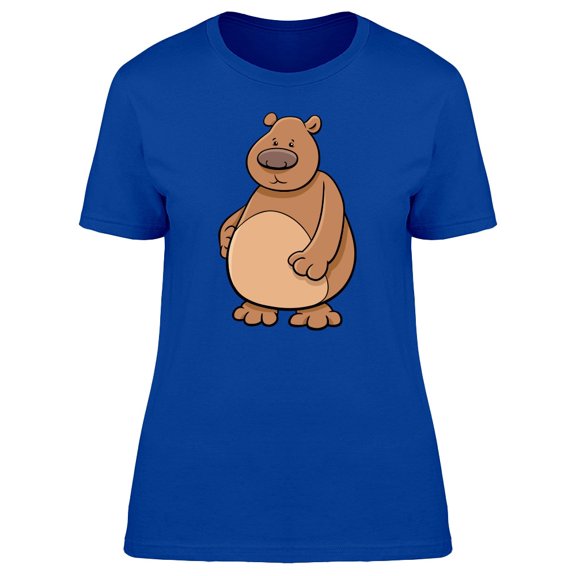 Adorable Bear Cartoon Tee Women's -Image by Shutterstock