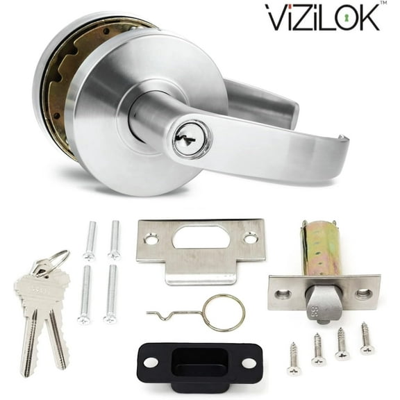 Heavy Duty ADA Entrance Door Lock & Lever With Key