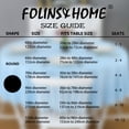 thumbnail image 5 of FOLINS&HOME Baby Blue Round 60 Inch Tablecloth - Light Blue Waterproof & Wrinkle Free Heavy Duty Washable Polyester Table Cloths for Party, Banquet, Dining - Circle/Circular, 5 of 8