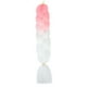 thumbnail image 1 of Zhuge Extensiones de cabello trenzado para mujeres, 3 paquetes de 100 g/paquete, 24 pulgadas, de rosa a blanco, 1 of 2