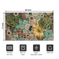 thumbnail image 5 of Bohemian Retro Floral Non-Slip Entryway Door Mat,Boho Indoor Decor Durable Low Plush Door Mat,Washable Welcome Rug for Patio Hallway Home Decor 17x30 Inches, 5 of 7