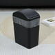 thumbnail image 4 of Bote de basura Tyminin con tapa abatible de plástico, 16 L, negro, 4 of 7