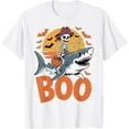 thumbnail image 3 of Spooky Shark Costume on Boo Great White Shark Halloween T-Shirt, 3 of 4