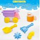 thumbnail image 4 of Truck Beach Toys Set Sand Pit Toys With Truck, Watering Can, Spade, Sand Moulds, Outdoor Water and Sand Toys Sandpit Toys For Kids Toddlers, 4 of 4
