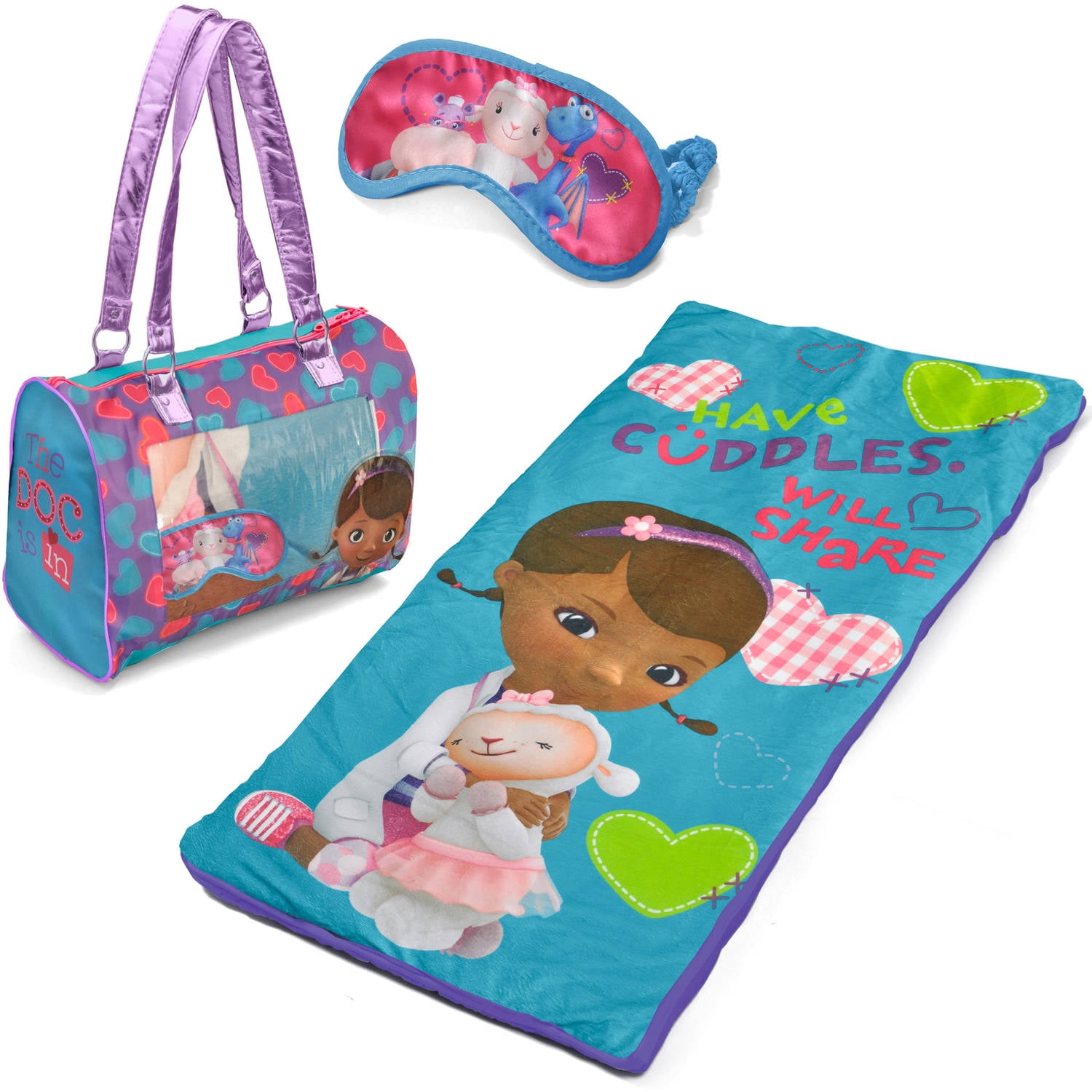 Disney Slumber Sleeping Bag Disney Doc McStuffins Girl Age 3 NEW 