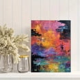thumbnail image 2 of QISVANSET Abstract Textured Oil Painting Canvas Wall Art 15.75x11.81 Inches, 2 of 5