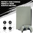 thumbnail image 4 of Aihome Grey Carbon Fibre Stickers Decals for PS5 Console And Controller, 4 of 7