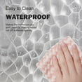 thumbnail image 3 of Asunby Clear Shower Curtain Liner,PEVA72*72, Plastic Bathroom Curtain Liners, Semi Transparent, Hotel Quality, Machine Washable with Magnets and Rustproof Grommets, 3 of 10