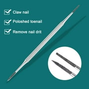 Toe Nail File Foot Nail Care Hook Ingrown Exquisite Manicure Tool Toe Nail Lifter Double Ended Pedicure Toenails Clean Tool