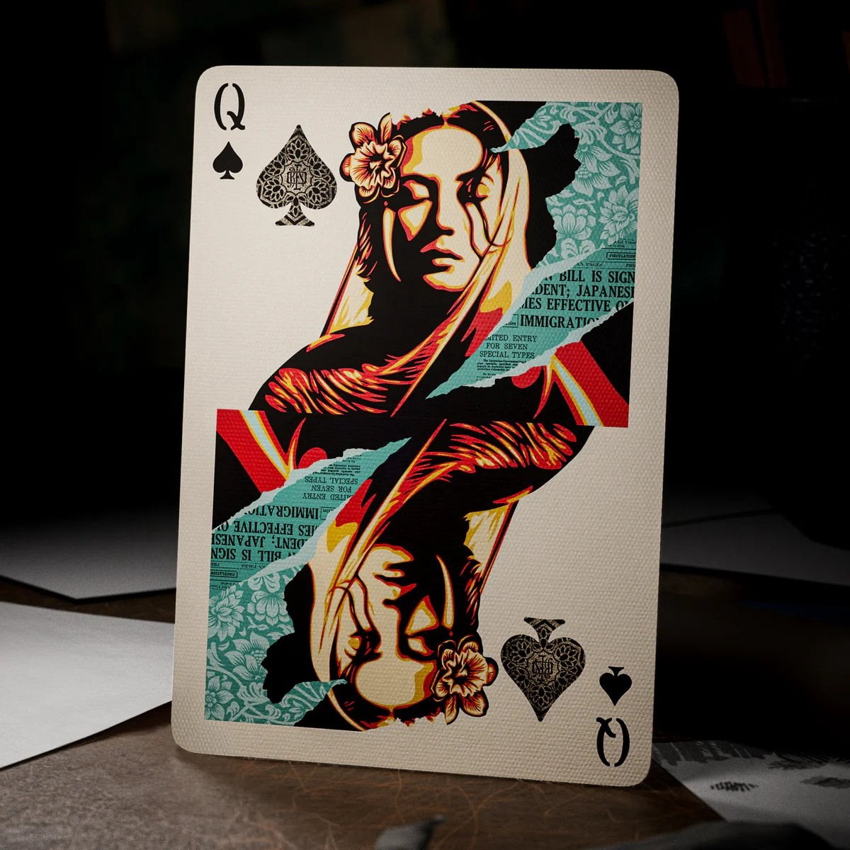 theory11 OBEY Gold Edition Premium Playing Cards, Poker Size Standard Index