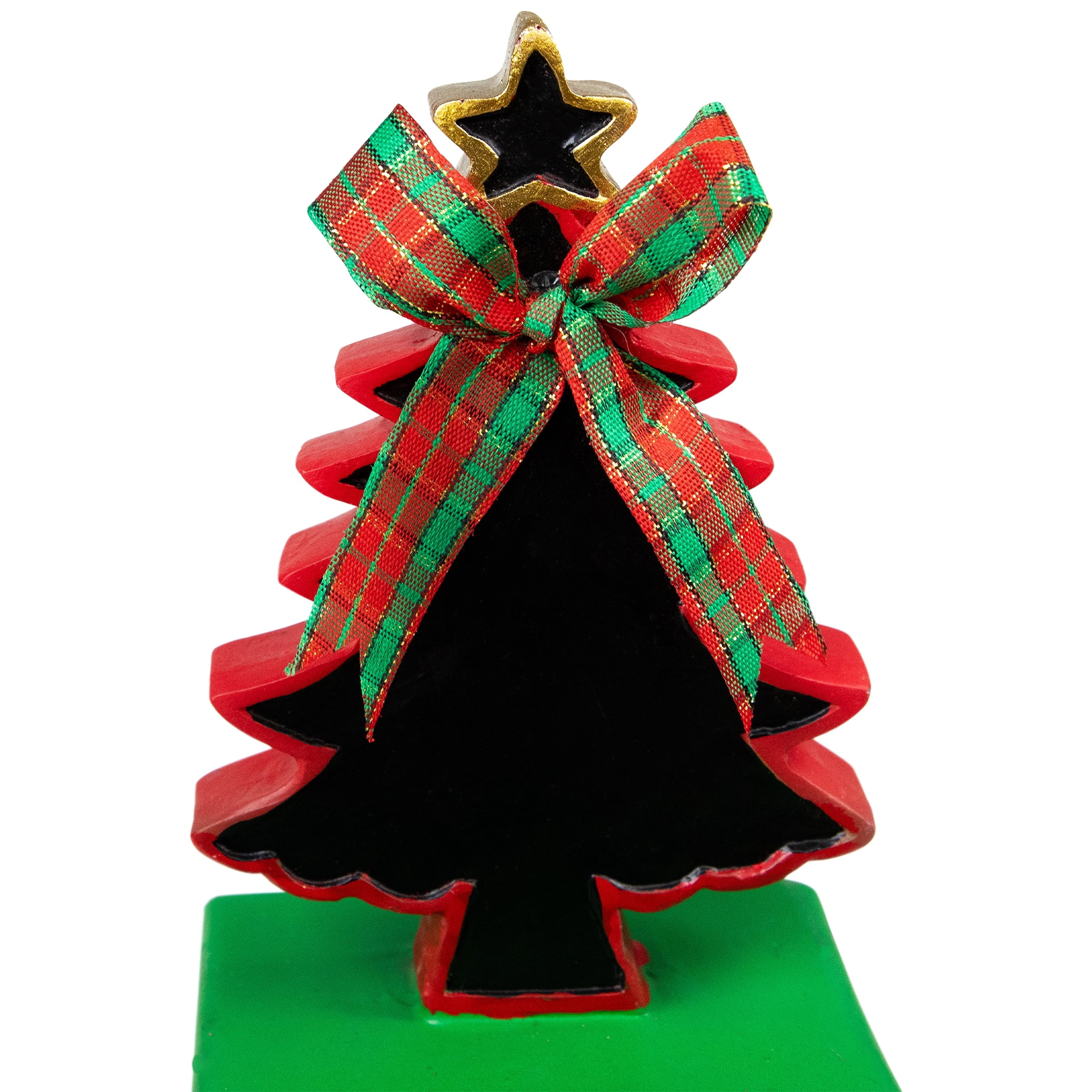 Northlight Reindeer, Tree, and Snowman Chalkboard Christmas Stocking Holders - 7" - Set of 3