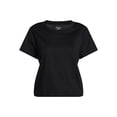 thumbnail image 5 of No Boundaries Cotton Tee with Short Sleeves, Women’s XXS-XXL, 5 of 5