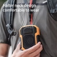 thumbnail image 6 of 6000mAh Portable Waist Clip Fan Belt Fan Body Fan, 6000RPM Strong Airflow, 3 Speeds, Rechargeable belt clip fan with USB port for Outdoor Works, Farm, Hiking, Camping (Green), 6 of 8