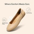 thumbnail image 3 of Zapatos DREAM PAIRS Balerinas Nude Talla 9.5 Sin Cordones, 3 of 7