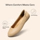 thumbnail image 3 of Zapatos DREAM PAIRS Flats de Ballet Nude Punta Redonda Talla 11, 3 of 7