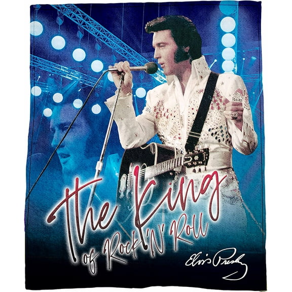 Elvis Presley The King Throw Blanket, 50" x 60"