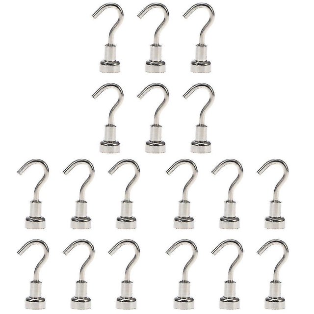 KAIYANG 18 ganchos magnéticos resistentes y resistentes para almacenamiento y organización de accesorios de cocina para el hogar D10