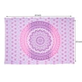 thumbnail image 5 of Multicolor Hippie Mandala Tapestry Poster Multi-styles Indian Wall Hanging Hippie Poster, 40x30 inches, 5 of 5