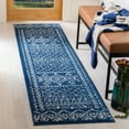 thumbnail image 2 of SAFAVIEH Tulum Ronald Distressed Runner, 2' x 17', Navy/Ivory, 2 of 7