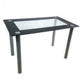 thumbnail image 2 of 110Cm Dining Table Tempered Glass Dining Table(Only Table), 2 of 2