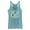 Tahiti Blue, variant on Women's Pokemon Bulbasaur Wink Face Racerback Tank Top Tahiti Blue 2X Large