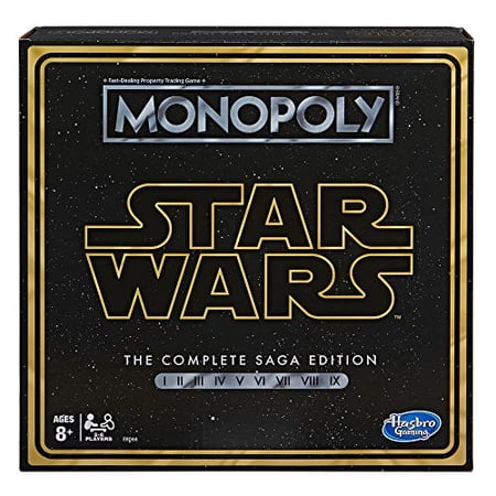 Monopoly: Star Wars Complete Saga Edition Board Game for Kids Ages 8 & Up