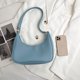 thumbnail image 1 of Bolsa de axila para mujer pequeño de cuero de PU Retro Casual Hobos Simple Ladies Totes JShteea Para Estrenar, 1 of 9