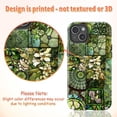 thumbnail image 2 of Stained Glass Botanical Phone Case, Green Floral Mosaic iPhone Cover, Artistic Nature-Inspired Protective Case for iPhone 16 15 14 13 12 11 Plus Pro Max Mini, 2 of 6