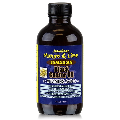Jamaican Mango & Lime, Jamaican Black Castor Oil, Vitamins A, D & E Formula, 4 oz