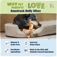 thumbnail image 3 of Pawstruck Bully Slices Premium Rawhide Chew Sticks, Beef Flavor - Low Fat, High Protein Treat for Small, Medium, and Large Dogs - No Artificial Ingredients - 1 lb Bag - Packaging May Vary, 3 of 7