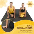 thumbnail image 4 of Extra Thick Non-Slip Yoga Mat, 6' x 4' x 8mm, Barefoot Exercise & Fitness, 4 of 7