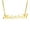 Gold, variant on Custom Stainless Steel Butterfly Pendant Necklace Gold Chain Personalized Name Necklaces Choker Jewelry Necklaces for Women