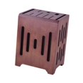 thumbnail image 2 of Bloque de cuchillos Soporte de almacenamiento de cuchillos Exhibidor Almacenamiento de cocina Soporte de cuchillos de madera café, 2 of 9
