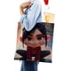 thumbnail image 4 of Vanellope Bolso de tela con estampado de lienzo para mujer, bolsa de compras reutilizable y estética, con cremallera interior, regalo para mujer,40*45cm., 4 of 6