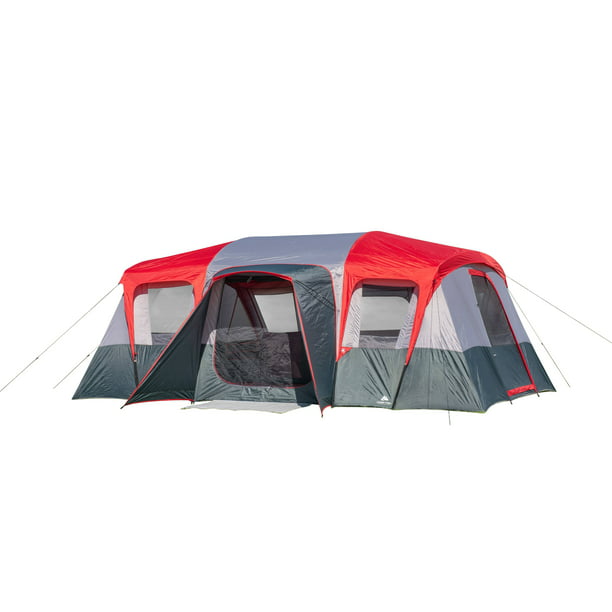 Ozark Trail 16-Person 3-Room Camping Cabin Tent with 3 ...