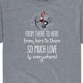 thumbnail image 3 of Dr. Seuss - Valentine's Day with Cat In The Hat - Men's Short Sleeve Graphic T-Shirt, 3 of 6