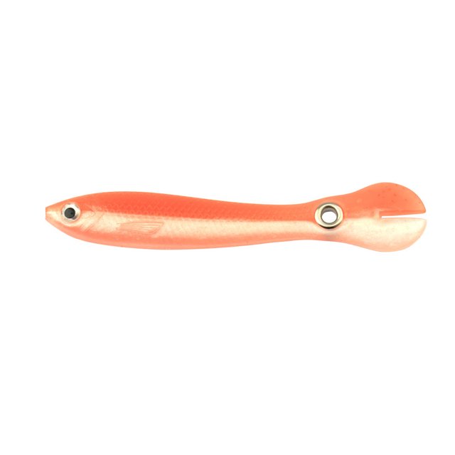 Eigraketly Paquete de 10 señuelos de pesca falsos, señuelos de cebo de peces artificiales de agua salada elásticos, señuelos de natación reutilizables, Pescar Type 2 Eigraketly OD022242-02