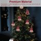 thumbnail image 4 of Juego de colgantes de campana de Feliz Navidad, decoración de adornos, medias no tejidas, decoración, patio de granja, niños, niñas, niños, pino, 8 piezas Inevent HA009163-02, 4 of 7