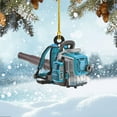 thumbnail image 7 of Custom Leaf Blowers Christmas Light Ornament, Leaf Blowers Ornament Decor, Lawn Mowers Hanging Tree Ornament, Agricultural Xmas Ornament, Farmer Ornament, Christmas Tree Decor (Acrylic, Style 3) -, 7 of 7