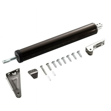 Simple Door Closer Model 001, Silver Aluminum Alloy Anodized Automatic Pneumatic Hydraulic
